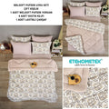 ETE HOMETEX ÇİFT KİŞİLİK WELSOFT UYKU SETİ AKSU BEJ 8696474231971