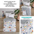 ETE HOMETEX TEK KİŞİLİK WELSOFT UYKU SETİ ASTRONOT GRİ 8696474232002