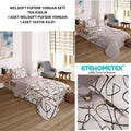 ETE HOMETEX TEK KİŞİLİK LÜX WELSOFT YORGAN SETİ EFEKT BEJ 155X215CM 8696474231964
