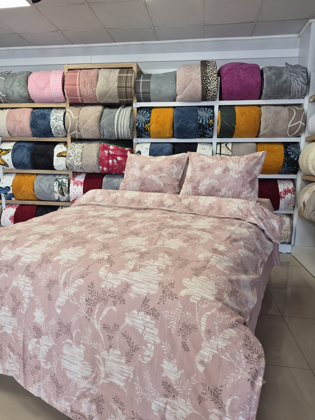 ETEHOMETEX %100 Pamuk Nevresim Takımı ÇİFT KİŞİLİK ESİNTİ PUDRA 8696474232114