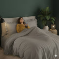 ETEHOMETEX %100 Doğal Pamuk Tek Kişilik Fırfırlı Nevresim Seti 160x220 cm TAŞ 8696474232067