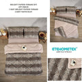 ETE HOMETEX ÇİFT KİŞİLİK LÜX WELSOFT YORGAN SETİ 195X215CM LEOPAR BEJ 8696474231945
