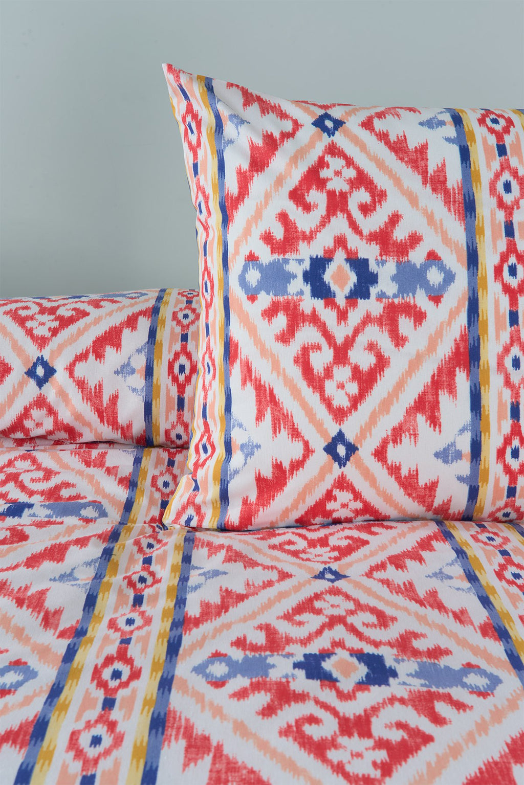 ETEHOMETEX Tek Kişilik Ranforce Pamuklu Lastikli Çarşaflı Nevresim Takımı RUG SOMON 8696474232048