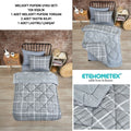 ETE HOMETEX TEK KİŞİLİK WELSOFT UYKU SETİ SAFİR GRİ 8696474232019