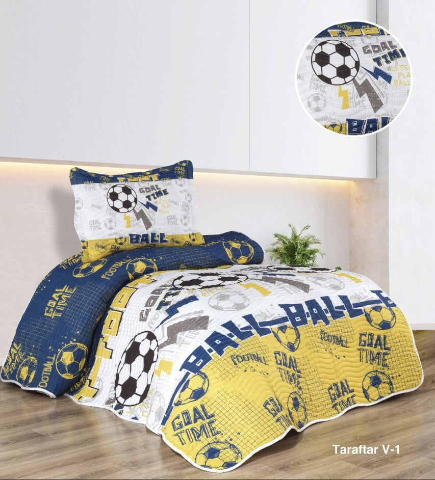 ETEHOMETEX TEK KİŞİLİK 3D DİJİTAL BASKILI YATAK ÖRTÜSÜ FENERBAHÇE 8696474232035