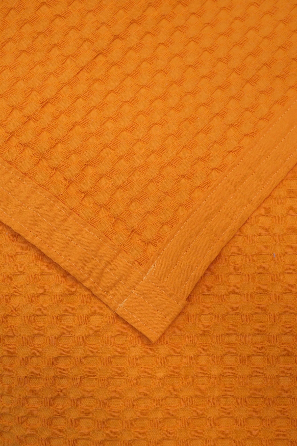 ETEHOMETEX HAVUZLU PİKE TEK KİŞİLİK 160X240CM TURUNCU 8696474232078