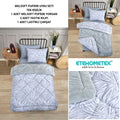 ETE HOMETEX TEK KİŞİLİK WELSOFT UYKU SETİ ZEBRA GRİ 8696474232026