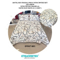 ETEHOMETEX Battal Boy Pamuklu Kapitoneli Yatak Örtüsü Seti EFEKT BEJ 8696474232095