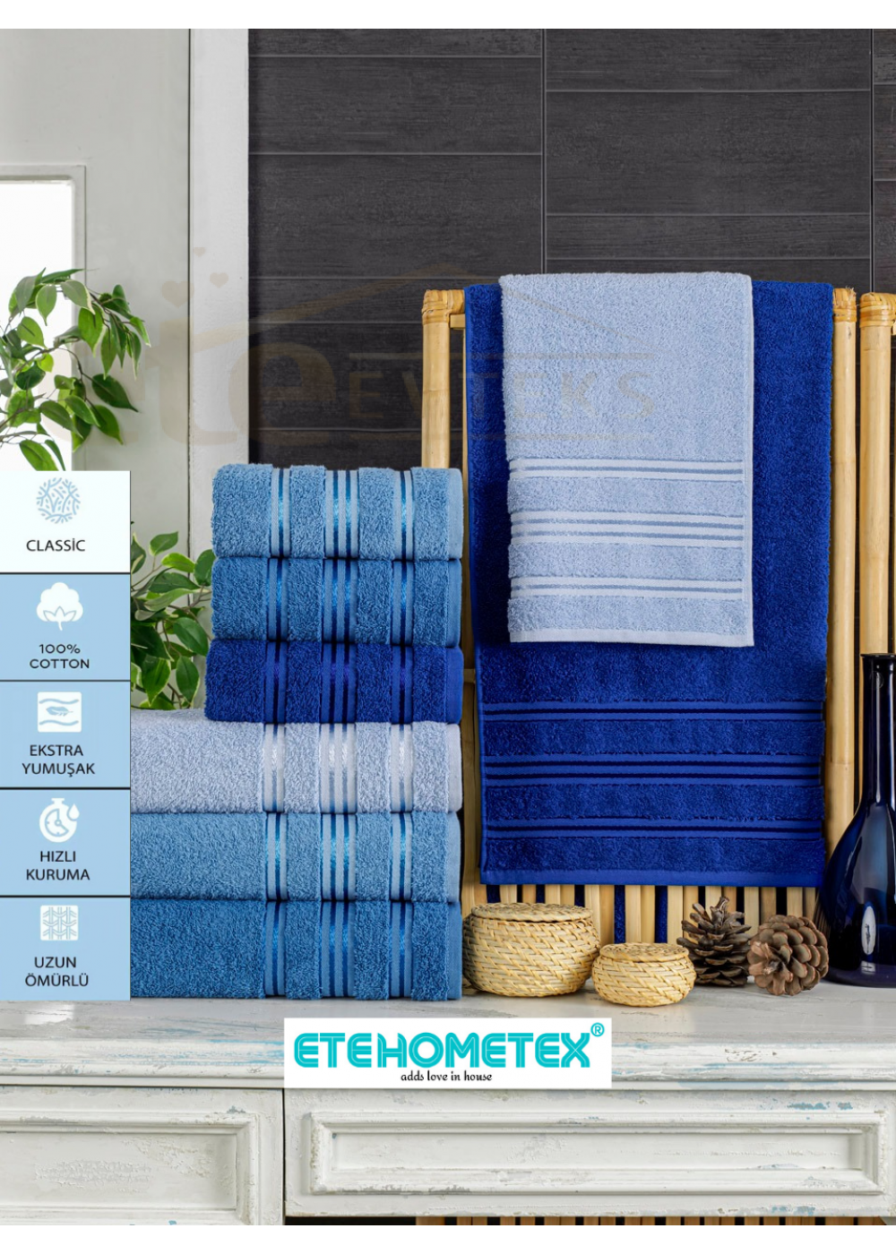 VOLENKA 50X90CM 4'LÜ HAVLU SETİ LİDYA V2 8696474231469 VOLENKA 50X90CM 4'LÜ HAVLU SETİ LİDYA V2 8696474231469