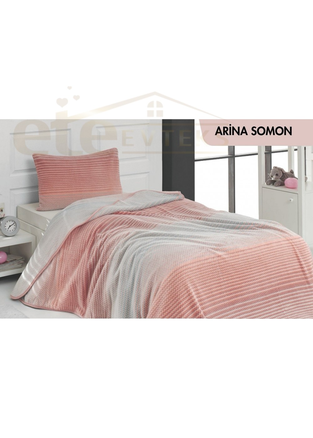 MERİNOS URBAN DREAM BATTANİYE YATAK ÖRTÜSÜ SETİ 2 PRÇ ARİNA SOMON TEK KİŞİLİK 8696474231819 MERİNOS URBAN DREAM BATTANİYE YATAK ÖRTÜSÜ SETİ 2 PRÇ ARİNA SOMON TEK KİŞİLİK 8696474231819