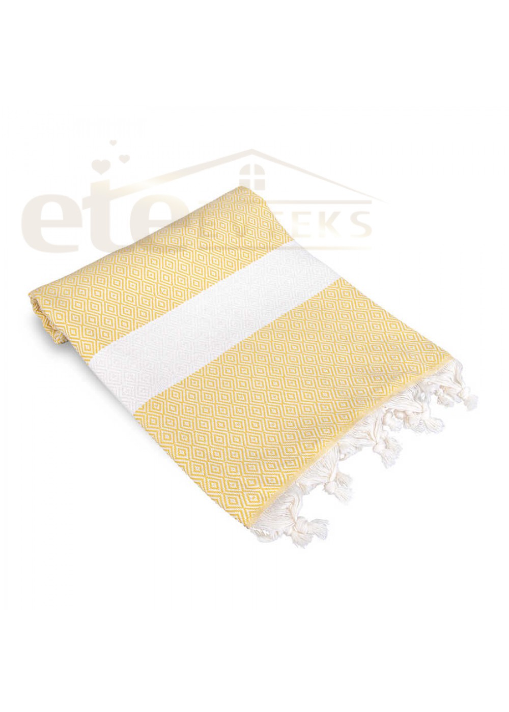 ETE HOMETEX HAVLU ELMAS PEŞTEMAL SARI 8696474000017 ETE HOMETEX HAVLU ELMAS PEŞTEMAL SARI 8696474000017