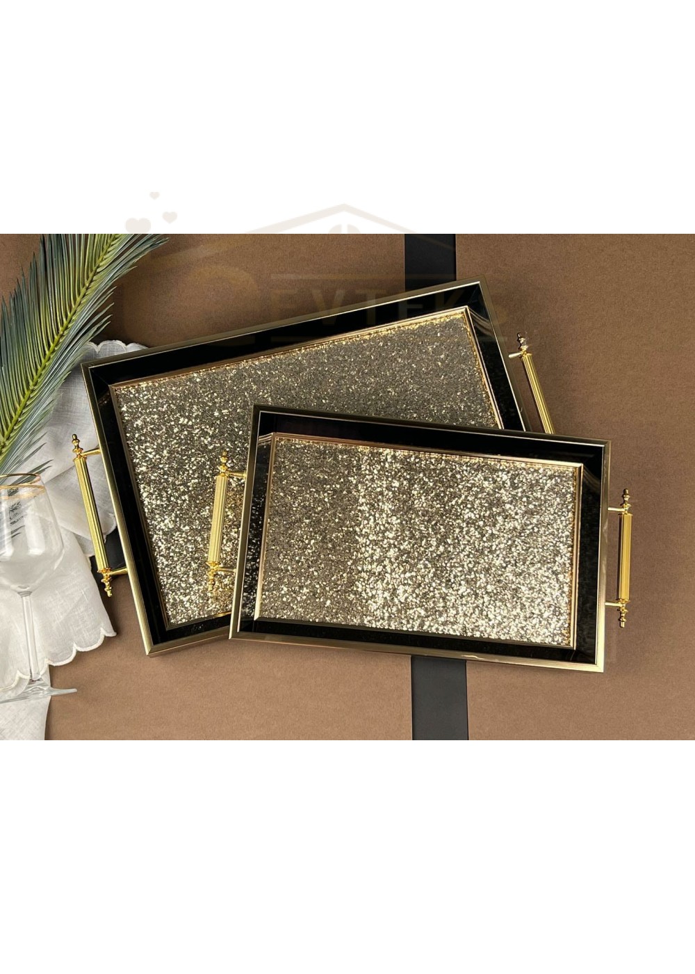 LÜX SİMLİ ÇAY SUNUM TEPSİSİ GOLD5011 8696474231537 LÜX SİMLİ ÇAY SUNUM TEPSİSİ GOLD5011 8696474231537