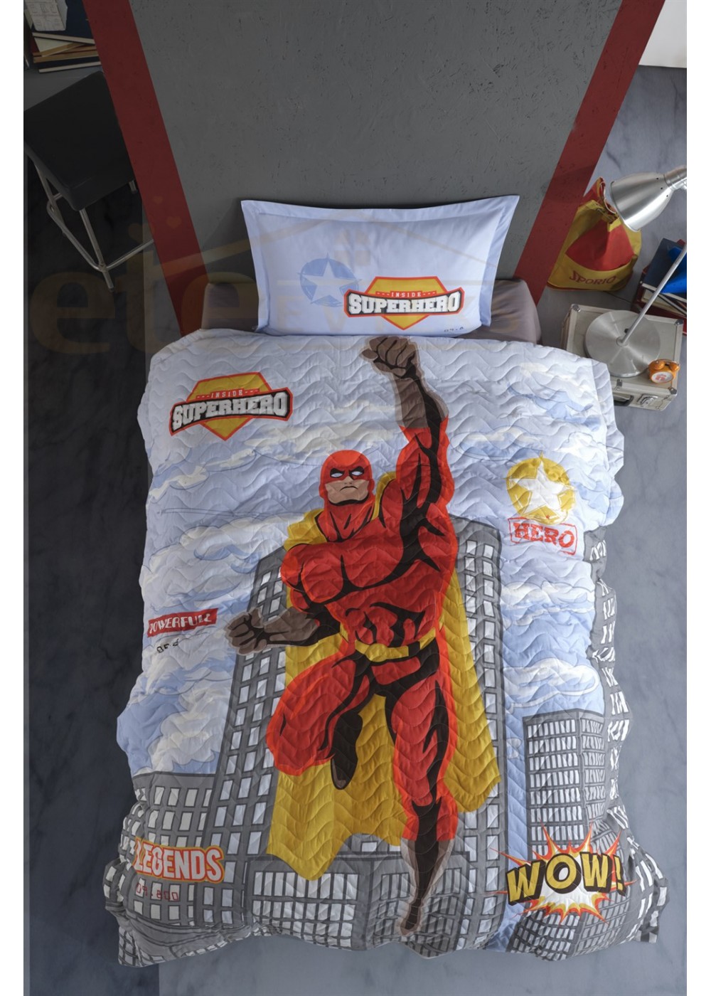 CLASY RANFORCE TEK KİŞİLİK NEVRESİM TAKIMI SÜPERHERO V1 GRİ 8696474231150 CLASY RANFORCE TEK KİŞİLİK NEVRESİM TAKIMI SÜPERHERO V1 GRİ 8696474231150