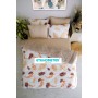 ETE HOMETEX ÇİFT KİŞİLİK WELSOFT YORGAN 195X215CM YAPRAK DESEN BEJ 8696474231753