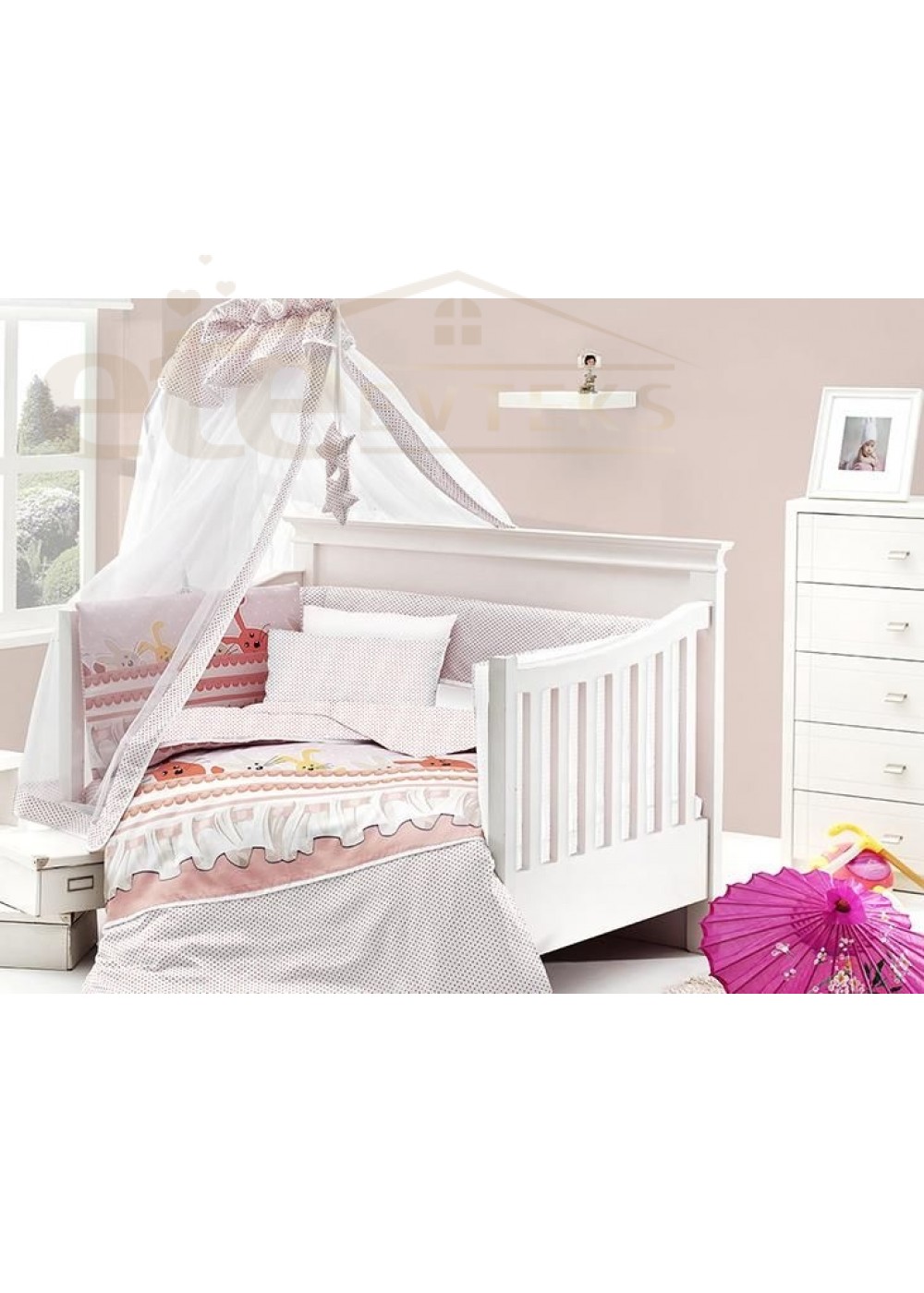 FIRST CHOICE BEBEK UYKU SETİ GINNY PUDRA 8699297000321 FIRST CHOICE BEBEK UYKU SETİ GINNY PUDRA 8699297000321