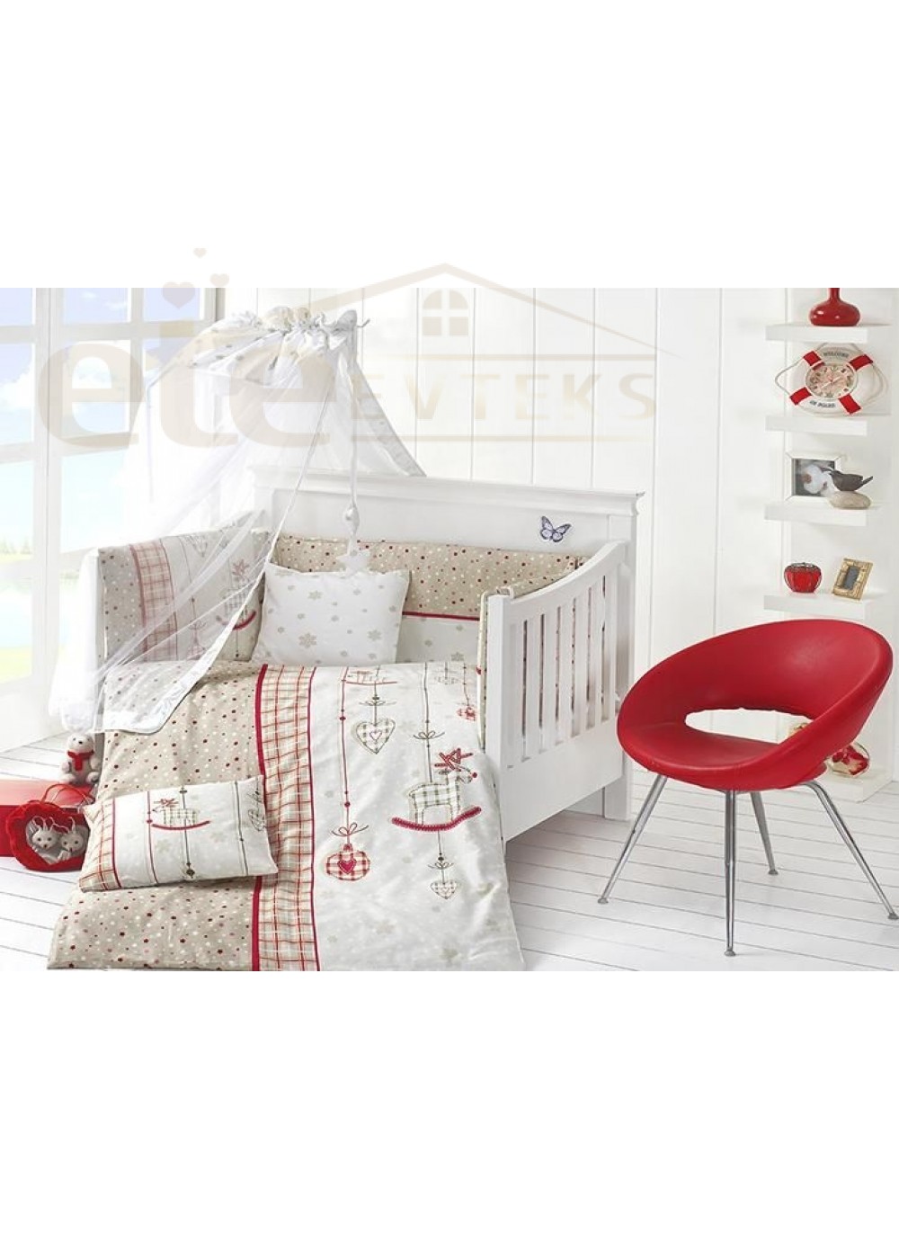 FIRST CHOICE BEBEK UYKU SETİ PALMY KIRMIZI 8699297000074 FIRST CHOICE BEBEK UYKU SETİ PALMY KIRMIZI 8699297000074