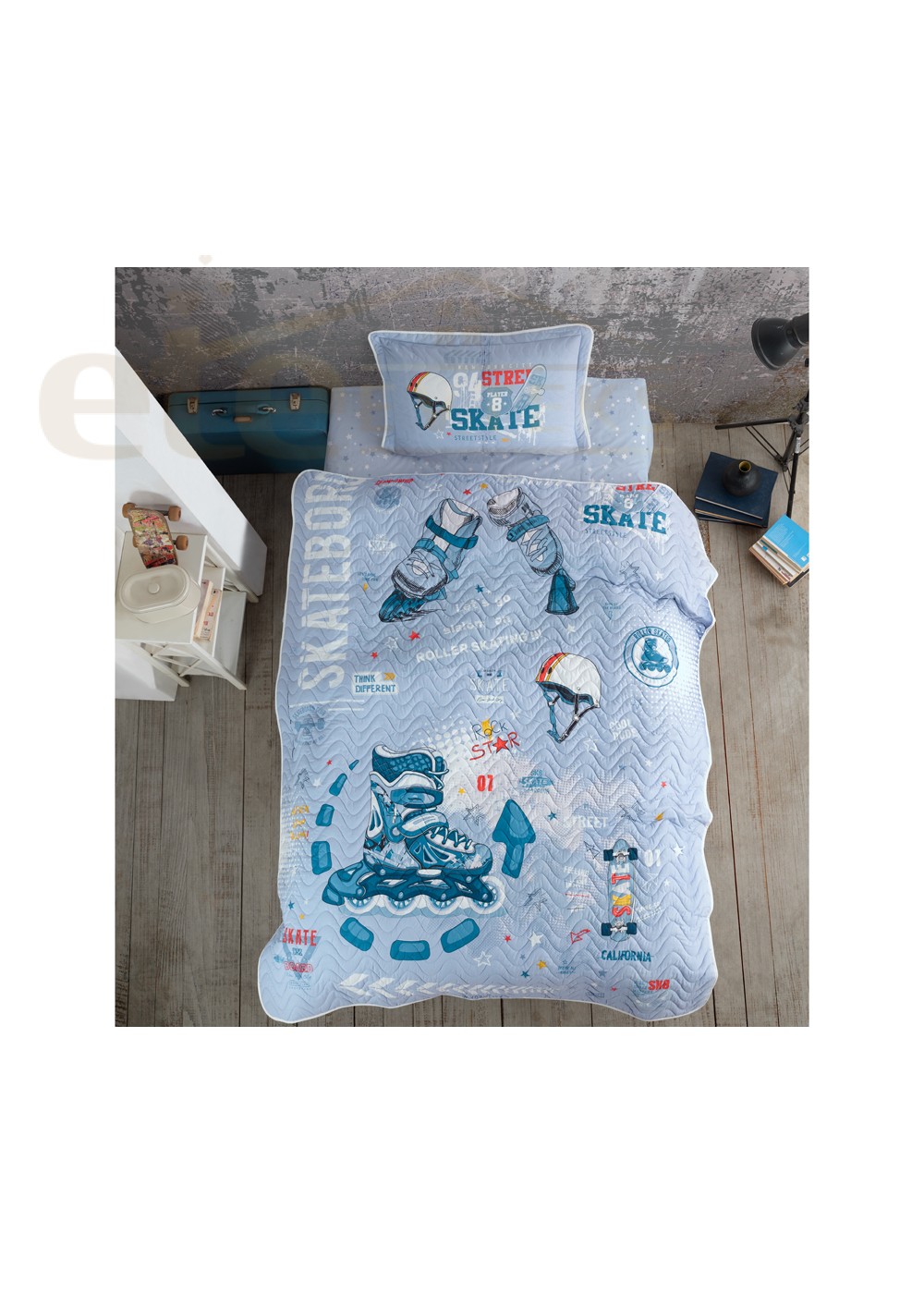 CLASY TEK KİŞİLİK YATAK ÖRTÜSÜ SKYLAND 8699297000851 CLASY TEK KİŞİLİK YATAK ÖRTÜSÜ SKYLAND 8699297000851